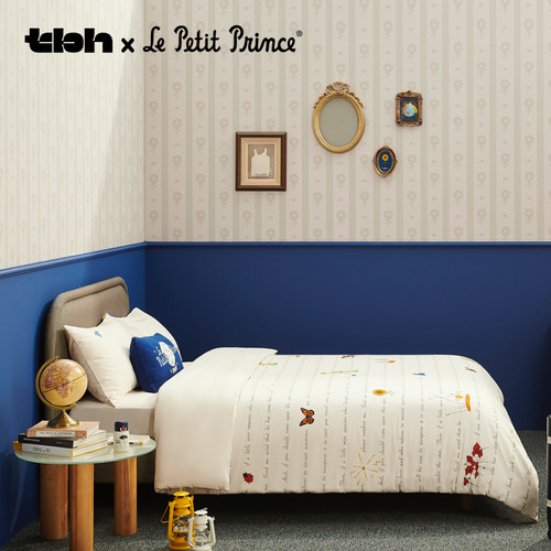 tbh野兽派家居全棉四件套小王子爱地球系列纯棉四季床上用品套件 - 图1