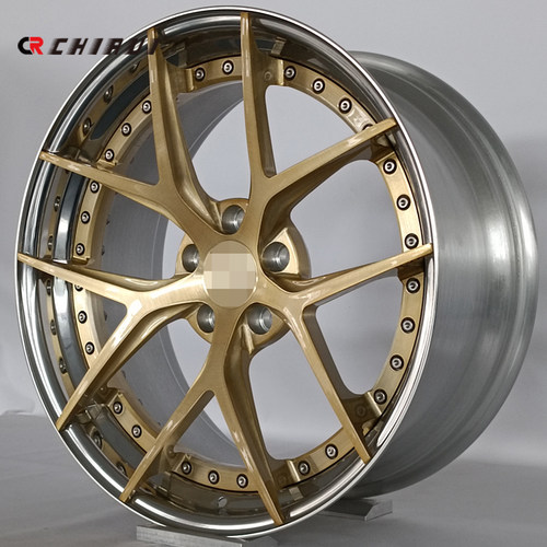 适配18/19/20/21寸宝马i3i4i8奔驰S级E级C级两片式RAYS轮毂锻造 - 图1