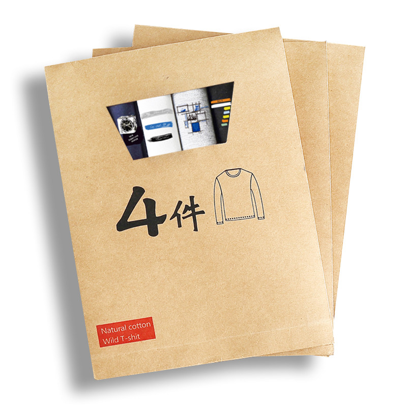 4件秋季长袖t恤男士潮ins卫衣 朗帝卡T恤