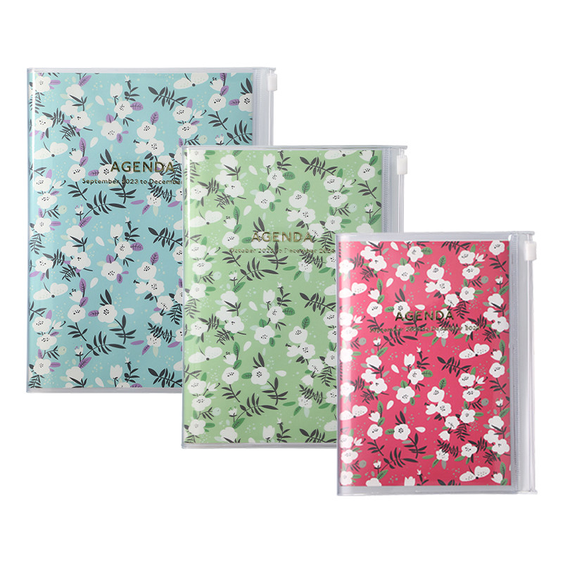 【特惠2折】MARK'S2024英文版手帐竖式时间轴周计划花朵收纳封面A6/B6/A5日程本计划本学习商务工作笔记手账,淘宝优惠券,粉丝福利购,淘宝优惠卷