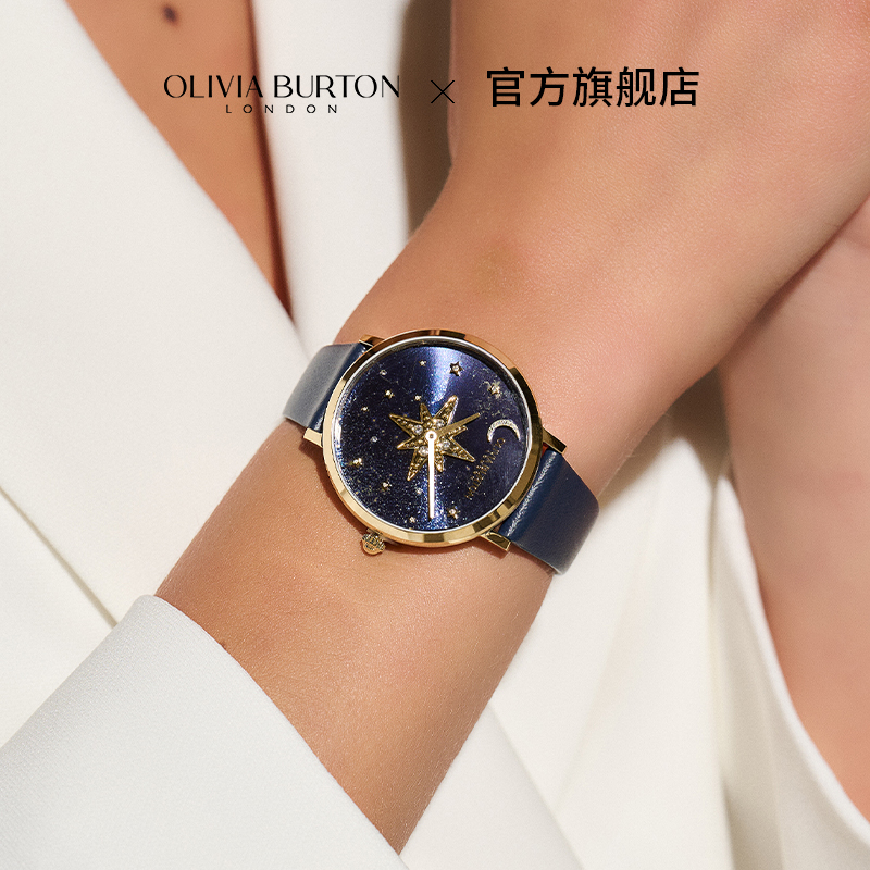 OliviaBurton手表星空石英表满天星欧美腕表礼物简约小众轻奢女表 - 图2