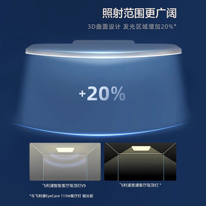 飞利浦V9全屋智能护眼吸顶灯全光谱led客厅灯 2024主灯现代简约