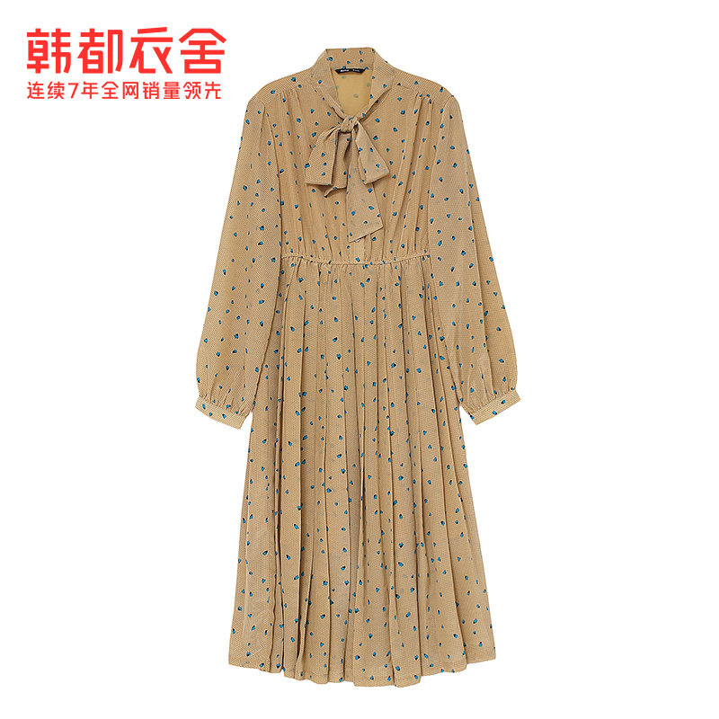 韩都衣舍outlets2020秋装胜连衣裙 韩都衣舍outlets店连衣裙