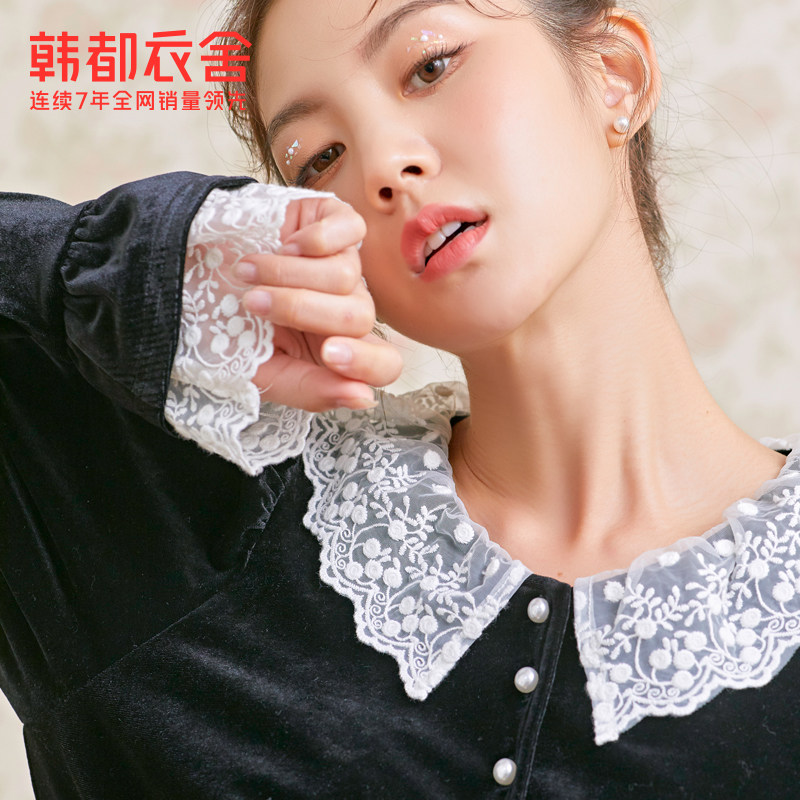 韩都衣舍outlets2021 re7423 韩都衣舍outlets店连衣裙