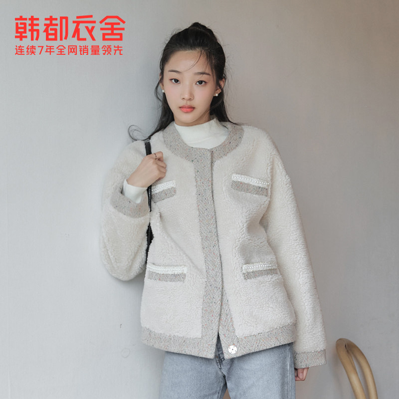 韩都衣舍outlets秋新款女宽松显瘦 韩都衣舍outlets店短外套