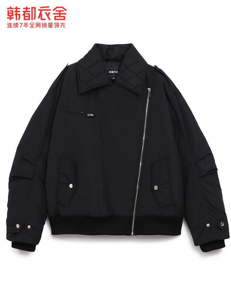 韩都衣舍outlets新款黑色面包服 韩都衣舍outlets店羽绒服