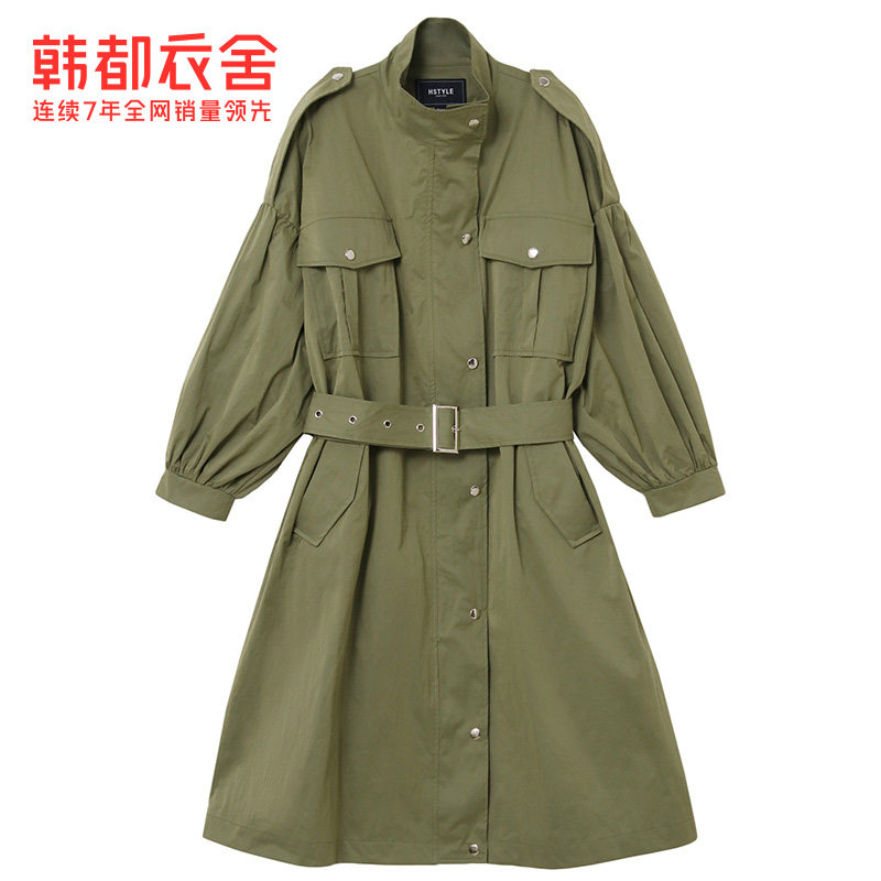 韩都衣舍outlets2020秋冬新款风衣 韩都衣舍outlets店风衣