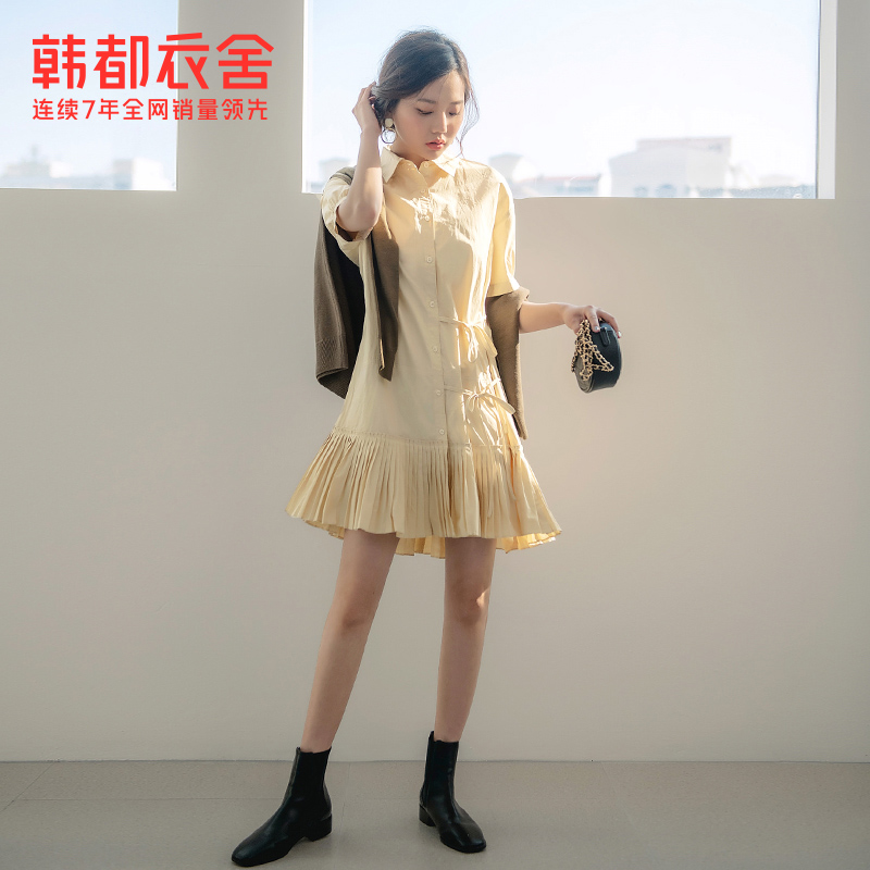 韩都衣舍outlets秋装女装连衣裙 韩都衣舍outlets店连衣裙