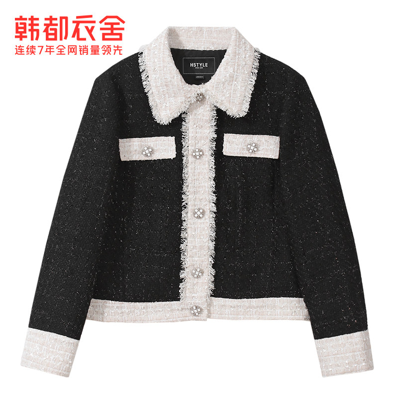 韩都衣舍outlets秋装新款短外套 韩都衣舍outlets店短外套