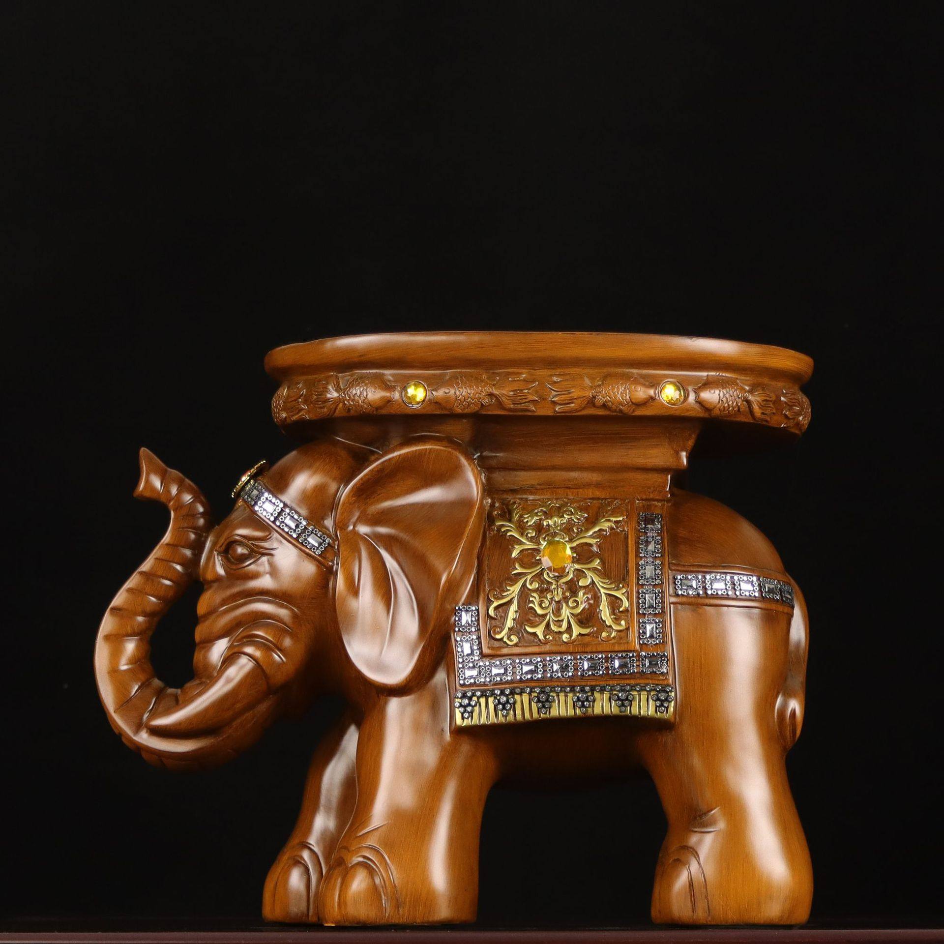 大象凳子换鞋凳进门入户穿鞋新中式玄关落地客厅摆件一对门口招财,淘宝优惠券,粉丝福利购,淘宝优惠卷