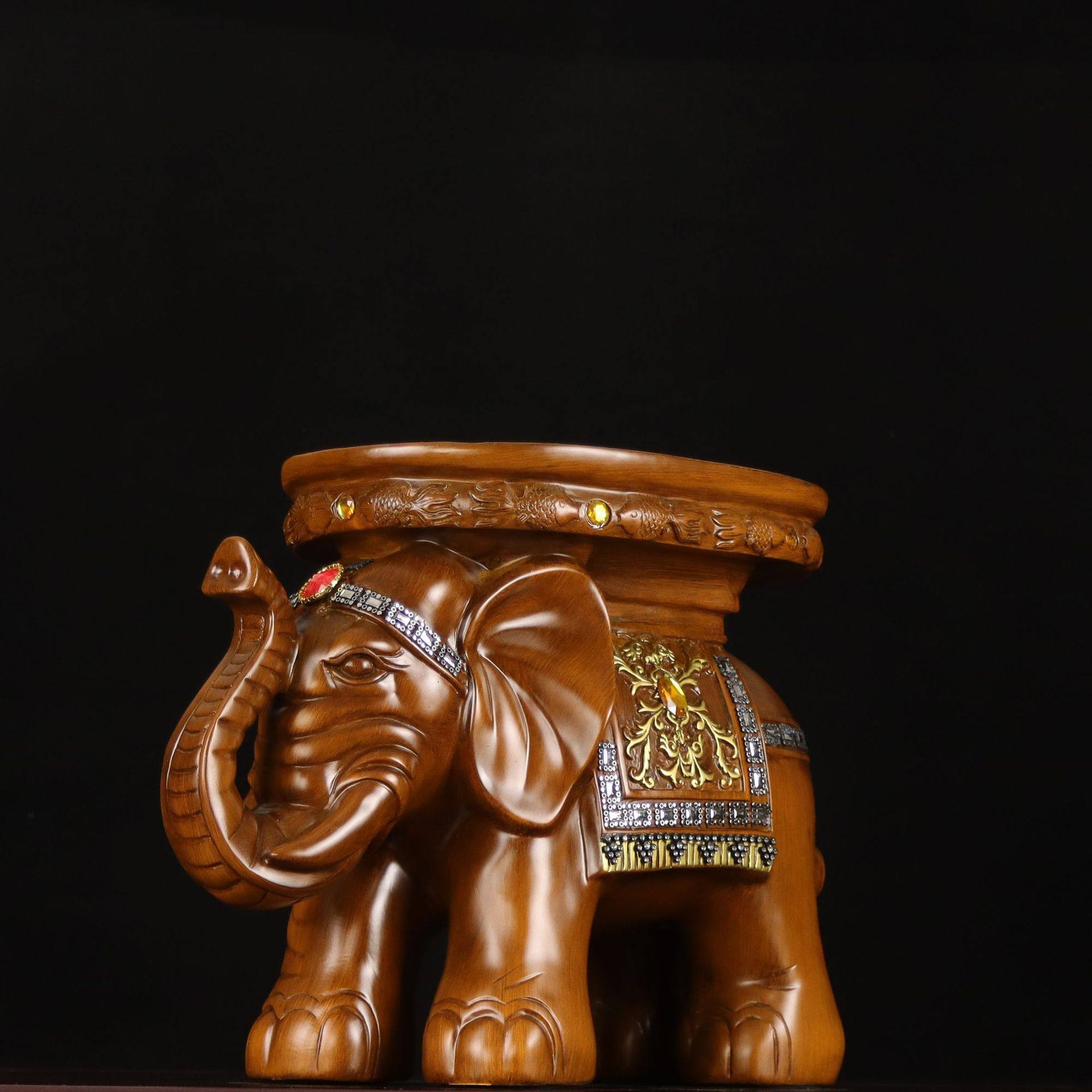 大象凳子换鞋凳进门入户穿鞋新中式玄关落地客厅摆件一对门口招财,淘宝优惠券,粉丝福利购,淘宝优惠卷