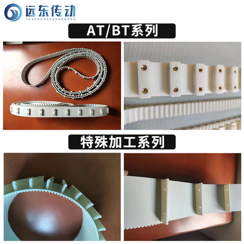 聚氨酯PU钢丝同步带开口接驳无缝齿形3M5M8M14MT5T10XLH皮带定制 - 图2