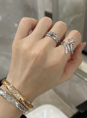 CNC工艺菱格纹手镯质感满分