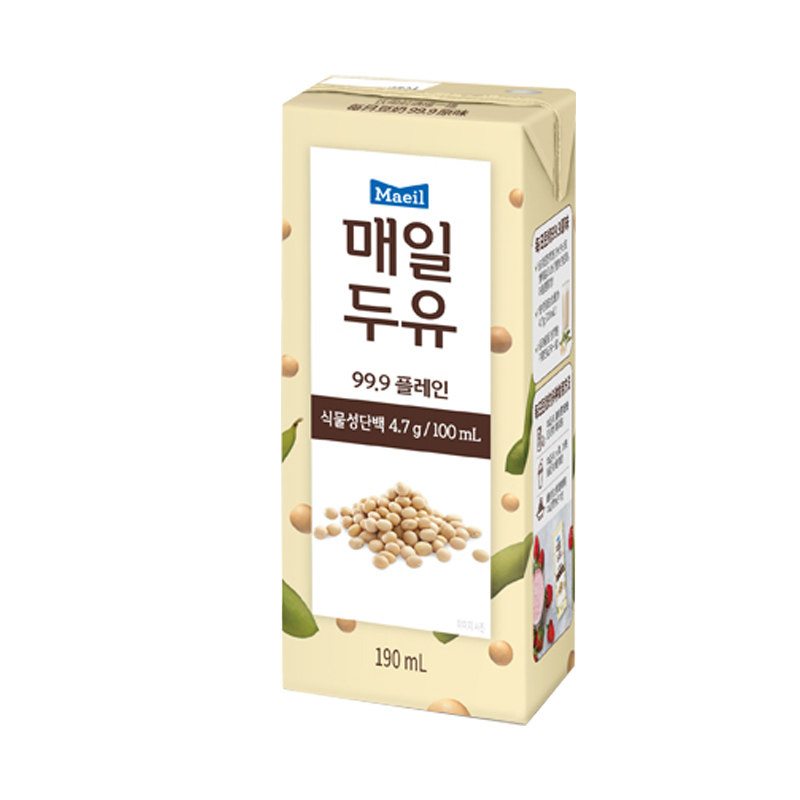 Maeil每日豆奶韩国进口黑豆奶膳食植物蛋白饮料190ml*24瓶,淘宝优惠券,粉丝福利购,淘宝优惠卷