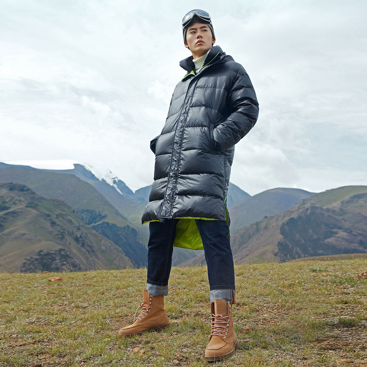 马克华菲长款潮2018冬季男士羽绒服 马克华菲outlets店羽绒服