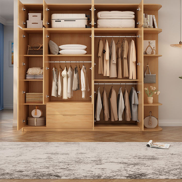 全实木松木衣柜加厚直拼板家用卧室大衣柜储物柜现代简约可订制,淘宝优惠券,粉丝福利购,淘宝优惠卷