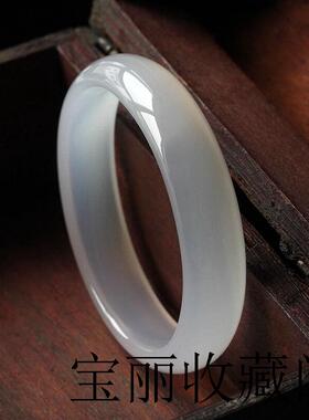 精选玉髓手镯少女细款玛瑙玉手镯生日礼物送女友送妈妈荔枝冻玉镯