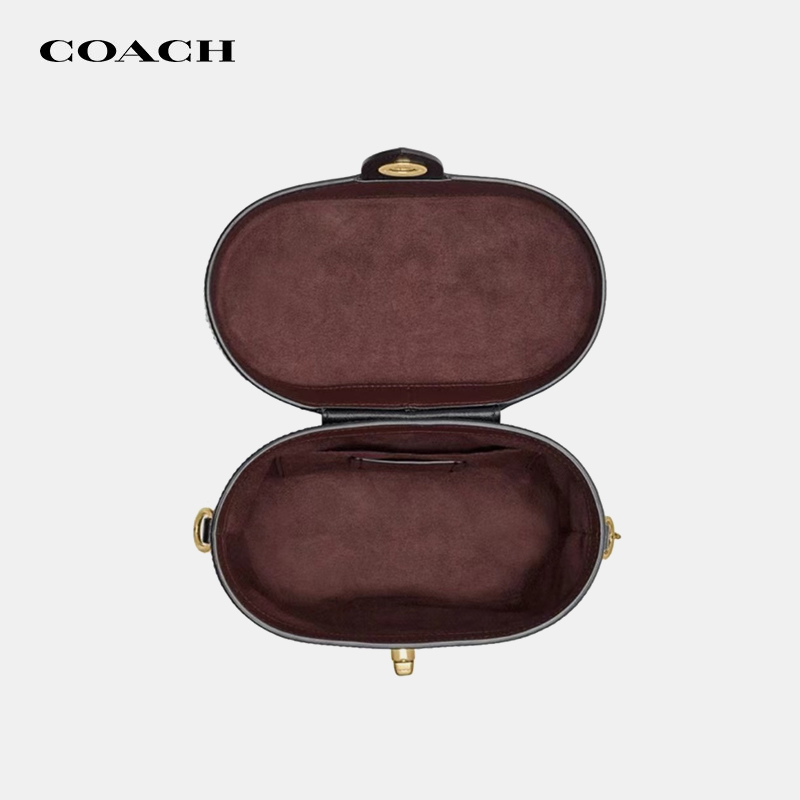 【官方授权】COACH/蔻驰经典盒子包化妆包水桶包单肩斜挎手提包