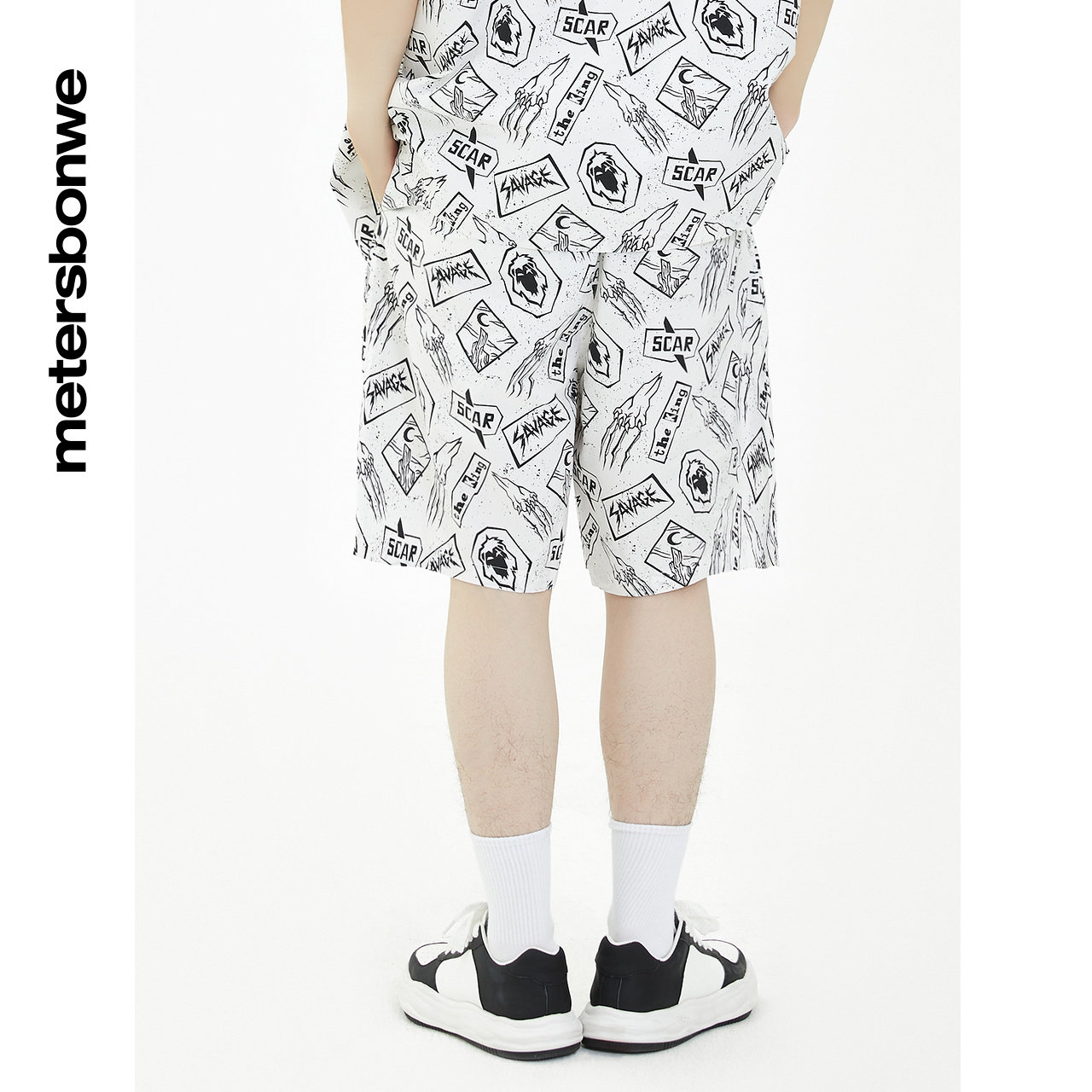 夏季美特斯邦威宽松男直筒休闲裤 美特斯邦威outlets店休闲裤