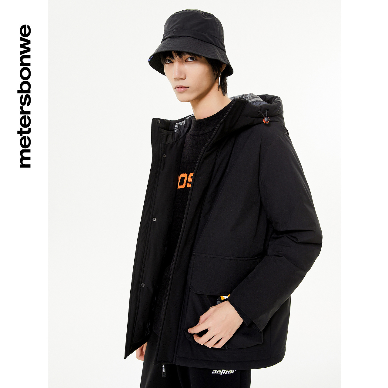 美特斯邦威羽绒服男冬装韩系潮流 美特斯邦威outlets店羽绒服