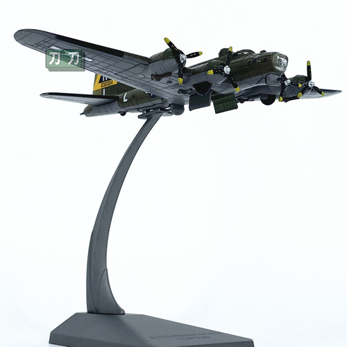 1:200美国B-17G飞机模型合金B17轰炸机免胶分色成品模型AF1 - 图0
