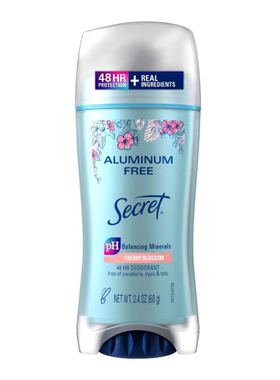 无铝系列 美国Secret Free of Aluminum清新去异味止汗干爽清香