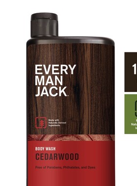 现货 美国Every Man Jack男士Deodorant止汗香体膏檀香沐浴露