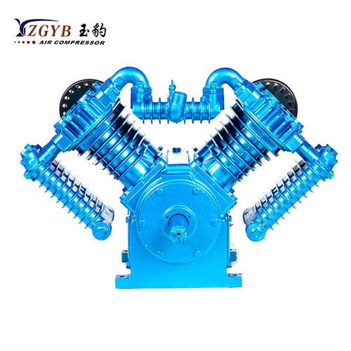 空压机泵头配7.5千瓦四缸空压机皮带式空压机小型气压泵配件机头 - 图1