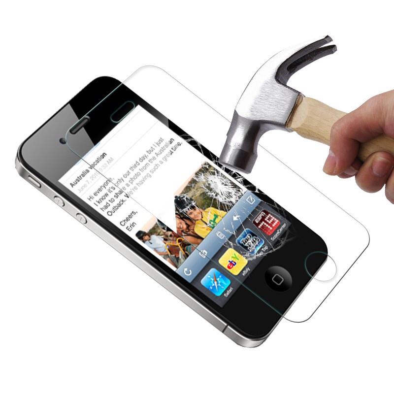 适用iphone4S钢化膜 苹果4/4S手机贴膜前后保护膜四代屏幕膜玻璃膜