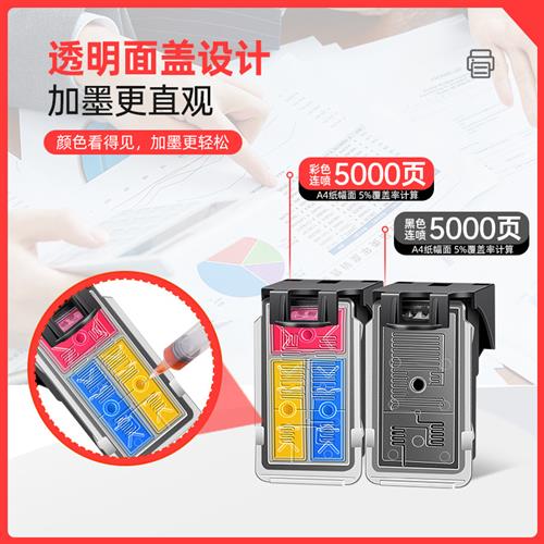 彩诺适用佳能PG540 CL541墨盒MG2250 3150 MX375 MX395 MX515墨水-图0