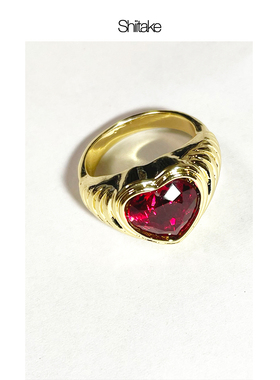 戒指Shiitake合金甜美美少女