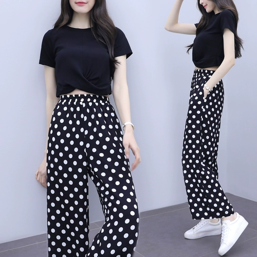 Летний весенний шифоновый комплект, коллекция 2023, в западном стиле