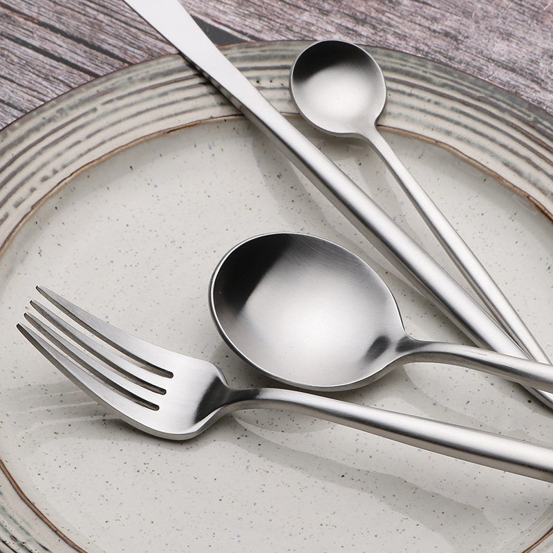 高档牛排刀叉勺子三件套装304不锈钢西餐餐具金色刀叉两件套餐厅,淘宝优惠券,粉丝福利购,淘宝优惠卷