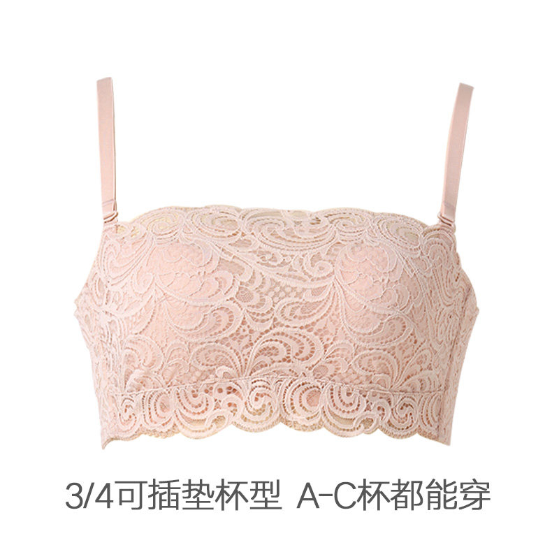 曼妮芬聚拢防走光简约优雅性感抹胸 曼妮芬文胸