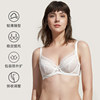Maniform sexy lace underwear for women anti-sagging big breasts showing small bra set ultra-thin wedding gift