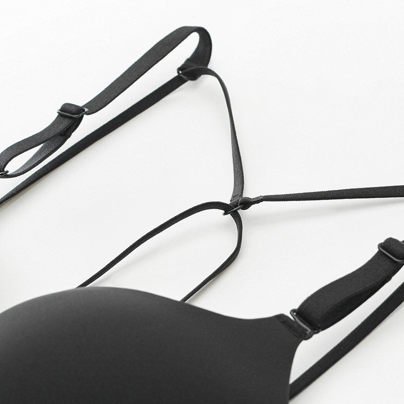 曼妮芬美背软钢圈前扣无痕蕾丝裹胸 曼妮芬文胸