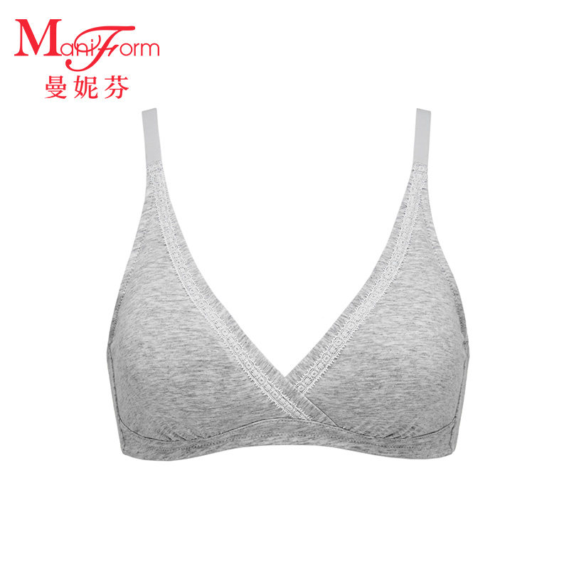 曼妮芬长三角无钢圈薄棉棉柔女文胸 曼妮芬哺乳文胸
