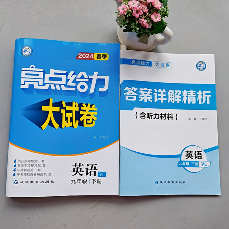 现货 2024春亮点给力大试卷九下英语9年级英语下册 江苏版译林版初三9年级江苏同步练习册单元期中期末分类全国各地精选试卷 - 图0