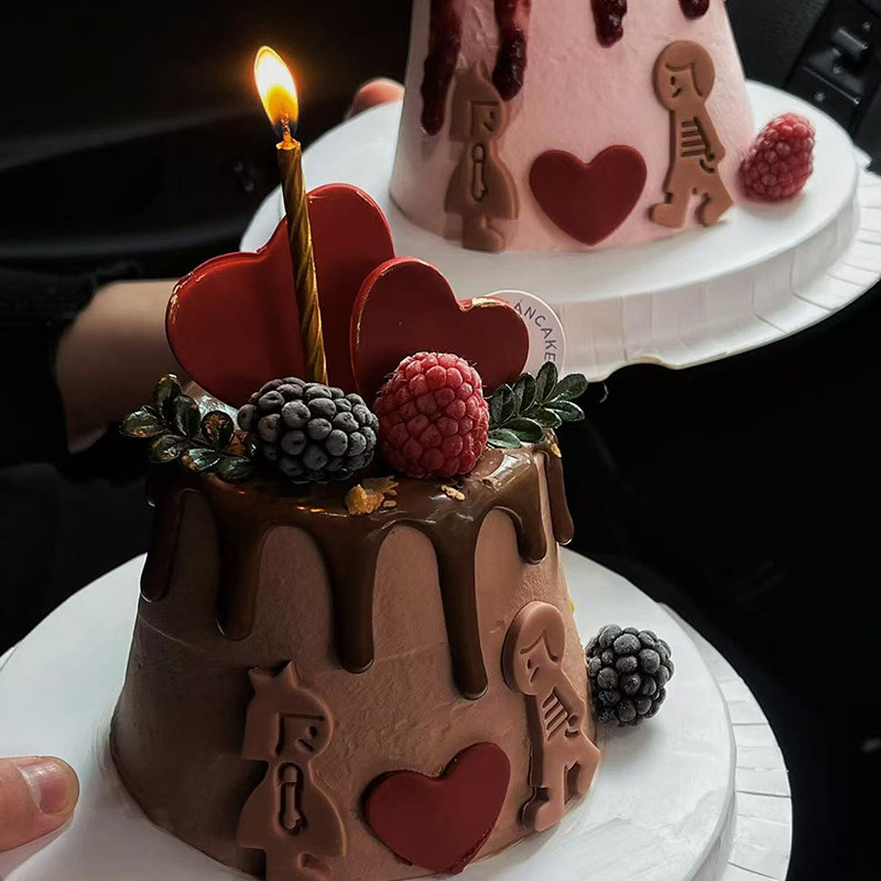2.14情人节告白蛋糕装饰小男孩女孩情侣饼干爱心翻糖压模装扮插件,淘宝优惠券,粉丝福利购,淘宝优惠卷