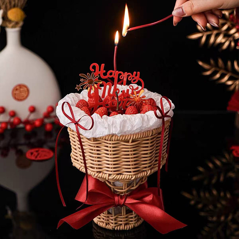 你好2026再见2025跨年草莓慕斯球编织篮冰淇淋花束蛋糕装饰插件,淘宝优惠券,粉丝福利购,淘宝优惠卷