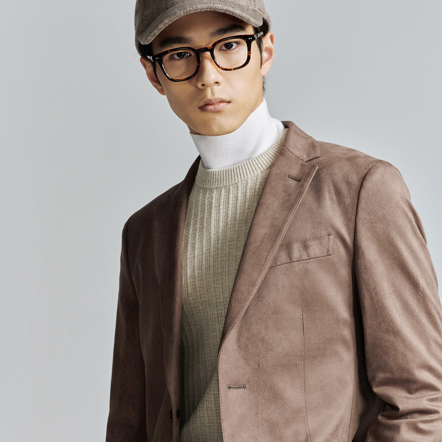 【运动西服】报喜鸟秋季新款男商务休闲单西西装卡其色便西上衣男,淘宝优惠券,粉丝福利购,淘宝优惠卷