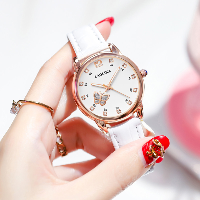 闺蜜生日礼物可爱休闲夜光学生表 劳利卡手表国产腕表