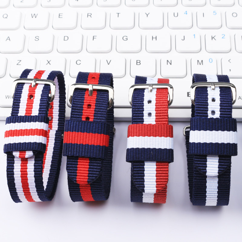 男款手表代用dw20mm尼龙女款表带 劳利卡手表配件