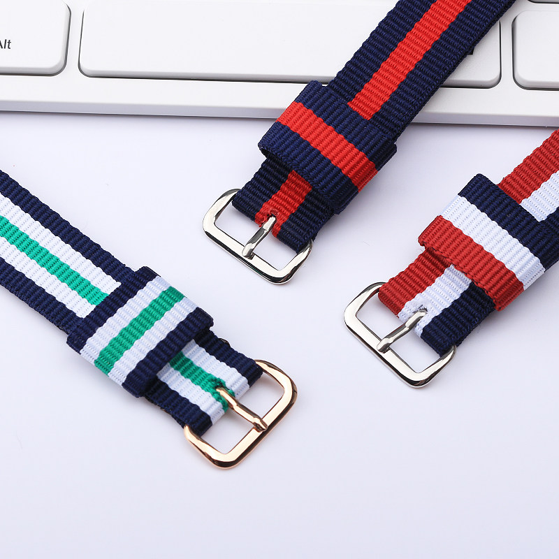 男款手表代用dw20mm尼龙女款表带 劳利卡手表配件