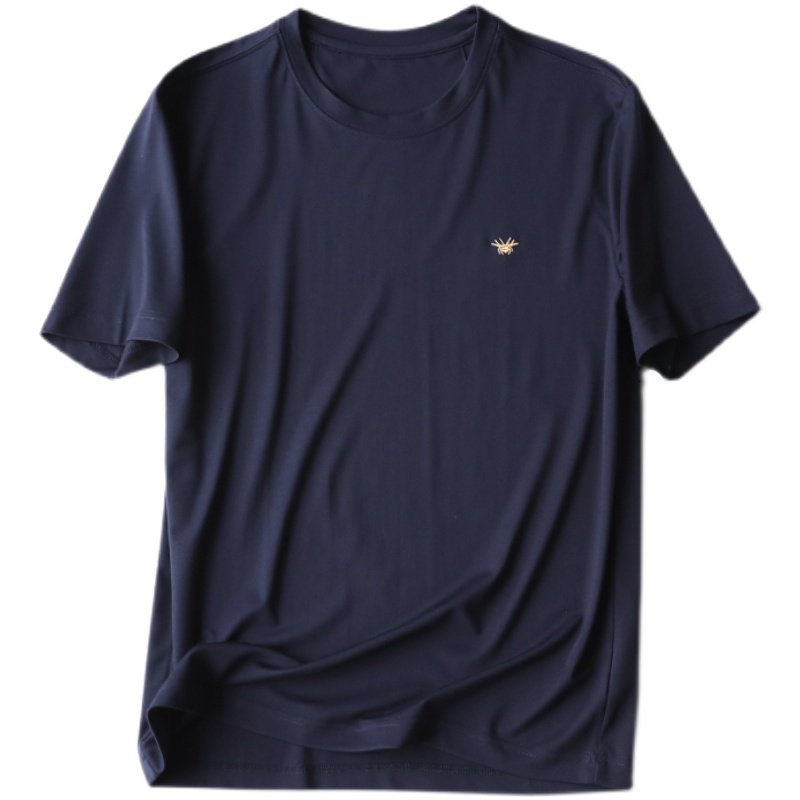 精致铁盒包装~万针刺绣小蜜蜂男女情侣时尚简约莫代尔短袖圆领T恤,淘宝优惠券,粉丝福利购,淘宝优惠卷