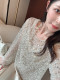 2026 Early Spring Original Design Beaded Luxury Blouse Lace Blouse Top
