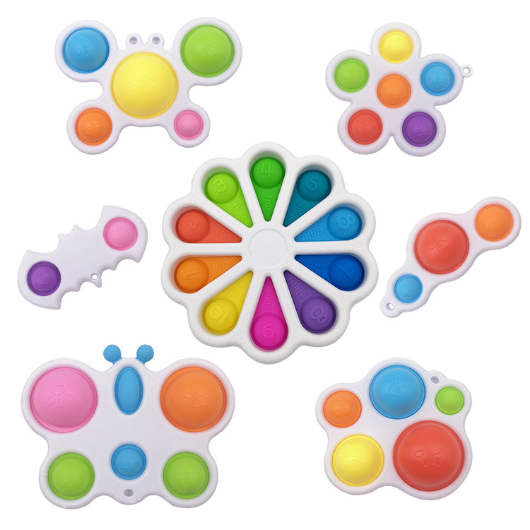 Baby Sensory Toys Silicone  pop it Fidget toy安抚玩具 - 图2