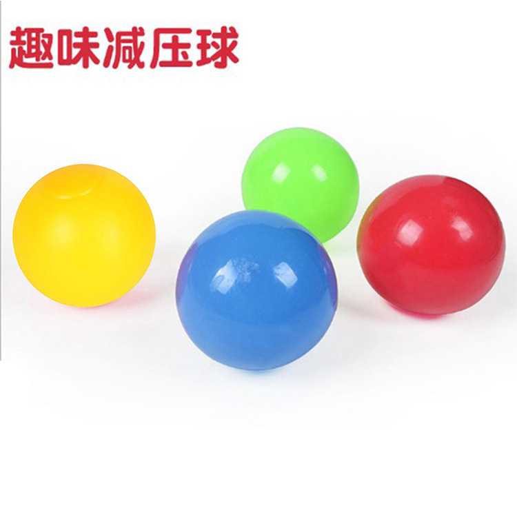 sticky wall balls globbles ceiling squeeze ball glow in dark-图3