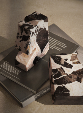 中古风轻奢玉石烛台摆件