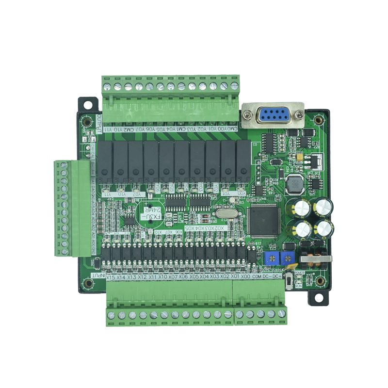 plc工控板国产 fx3u-24mr/24mt高速带模拟量stm32可编程控制器-图2